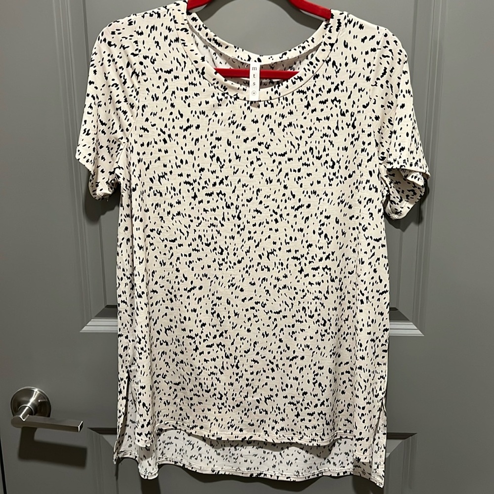 Casual Animal Print Top
